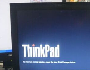 Thinkpadwin7旗舰版电脑开机卡在Thinkpad LOGO画面无法进入桌面
