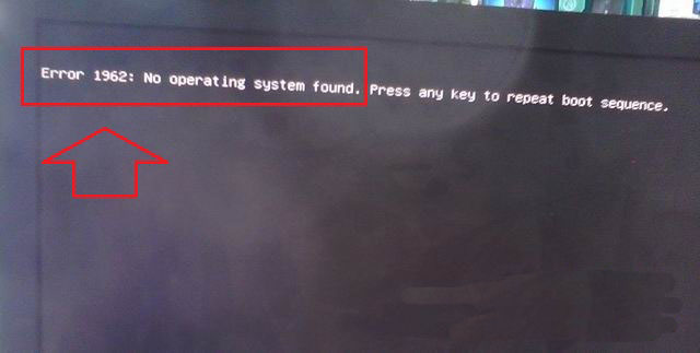 联想一体机预装win8改win7系统出错Error 1962原因分析与解决方法