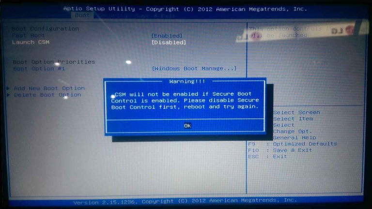BIOS锁定纯UEFI启动的解锁技巧