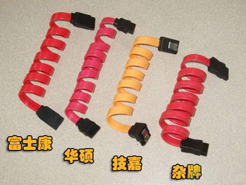 SATA数据线做成卷线和直线有区别吗?