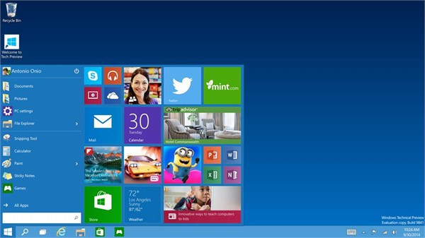 Windows 10技术预览版简体中文版(含其他版本)