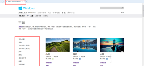 windows7旗舰版系统更换主题或联机获取更多主题