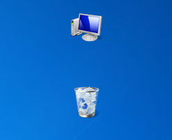 windows7纯净版系统隐藏桌面图标文字的显示方法